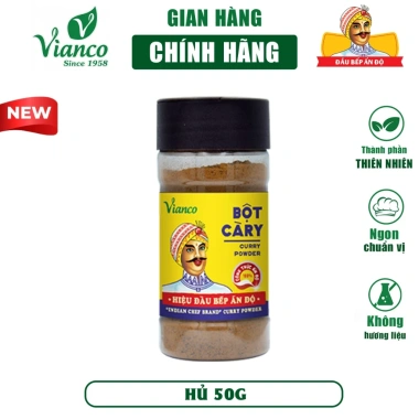 Combo 12 gói gia vị Cà Ri Vianco 10g-25g-50g - Ông Già Ấn Độ, giảm giá 66.000đ