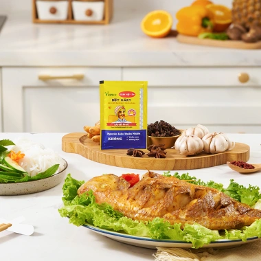 Combo 12 hủ xốt dầu nấu Cà Ri Vianco 50g - Ông Già Ấn Độ Gia Vị, chỉ 174.000đ