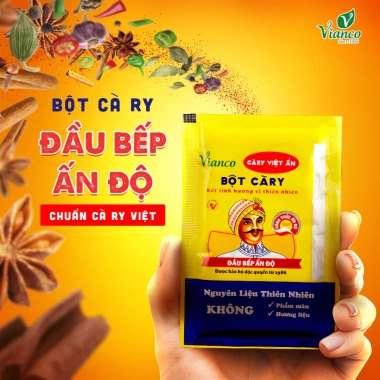 Combo 12 hủ xốt dầu nấu Cà Ri Vianco 50g - Ông Già Ấn Độ Gia Vị, chỉ 174.000đ