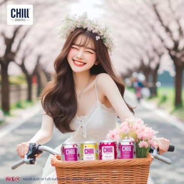 Combo 12 lon Nước Trái Cây Lên Men Chill Cocktail Sakura 3 Vị 250ml - Giá 320.000₫ 5