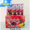 Combo 12 lon Nước Trái Vải Có Ga – Nước Giải Khát Thùng Đặc Biệt, Giá 137.749₫ 3