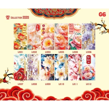 Combo 120 Bao Lixi + 60 Tết 2.026 - Bộ sưu tập đa mẫu thiết kế độc đáo, giá 35.000 VND 3