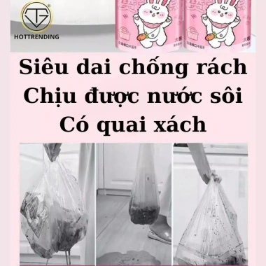 Combo 120 Túi Đựng Rác Dây Kéo Siêu Dày – Môi Trường Tự Phân Hủy Giá 51.000 VND