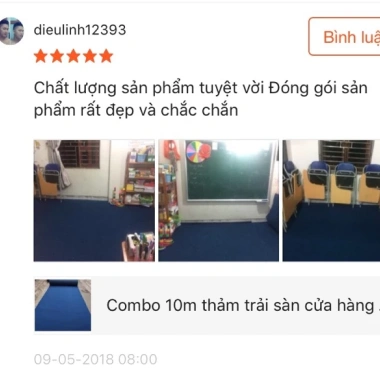 Combo 12m2 Thảm Trải Sàn Văn Phòng Cửa Hàng - Giá 298.000, Siêu Bền, Dễ Vệ Sinh 3 Combo 12m2 Thảm Trải Sàn Văn Phòng Cửa Hàng - Giá 298.000, Siêu Bền, Dễ Vệ Sinh 3