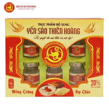 Combo 13 - 11 hộp Yến Sào Thiên Hoàng 18% + 2 hộp Đông Trùng Hạ Thảo 20% - Giá ưu đãi 1,699,000₫ 2