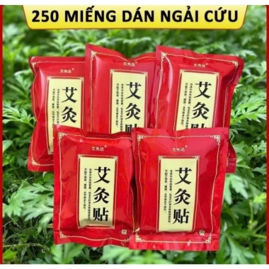 Combo 1/3/5 Túi Dán Đỏ 50 miếng - Dán nhiệt ngải cứu giảm đau xương khớp, hỗ trợ xoa bóp
