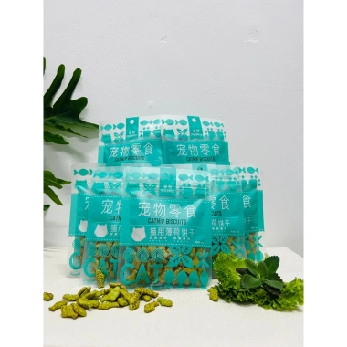 Combo 15 Gói Bánh Cá CATNIP BISCUITS 40g Thưởng Thức Hấp Dẫn Giá 50.000đ