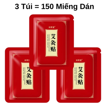 Combo 150 miếng dán thảo dược giảm đau cổ vai gáy, xương khớp, cải thiện giấc ngủ chỉ 35.000₫ 10