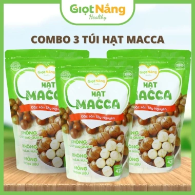 Combo 1,5kg Hạt Macca Đắk Lắk - Nông Sản Giọt Nắng, Giá ưu đãi 420.000₫