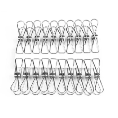 Combo 16 Kẹp Inox 304 Phơi Đồ - Kẹp Treo Đa Năng Cỡ To 6cm Giá Chỉ 17.000đ 5