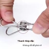 Combo 16 Kẹp Inox 304 Phơi Đồ - Kẹp Treo Đa Năng Cỡ To 6cm Giá Chỉ 17.000đ 9