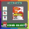 Combo 160 Tem Dán Khô Bò Gà Mực Heo 6x5cm - Giá chỉ 99.000đ, tiết kiệm ngay 6