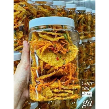 Combo 1kg 2 hũ cơm cháy mắm hành + mix khô gà lá chanh 500g - Giá 45.000 VND 3 Combo 1kg 2 hũ cơm cháy mắm hành + mix khô gà lá chanh 500g - Giá 45.000 VND 3