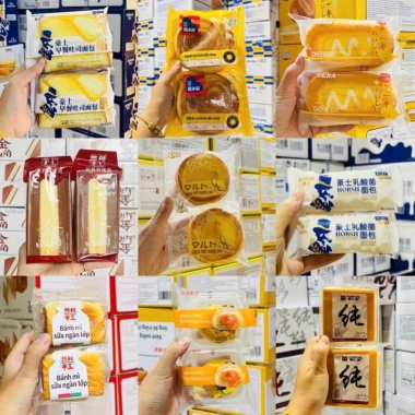 Combo 1Kg Bánh tươi mix vị Đài Loan không trùng vị Đồ ăn vặt ngon rẻ Sài Gòn 99k