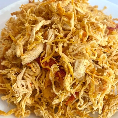 Combo 1kg Khô gà cay Lày Hòa 500gr Bơ Tỏi + 500gr Lá Chanh, an toàn thực phẩm, 295.000₫ 5