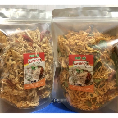 Combo 1kg Khô gà cay Lày Hòa 500gr Bơ Tỏi + 500gr Lá Chanh, an toàn thực phẩm, 295.000₫ 6