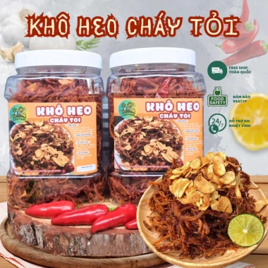 Combo 1KG Khô Heo Cháy Tỏi + Khô Gà Lá Chanh Pam Farm - Hàng Xịn, Siêu Ngon, Giá Giảm 238k 2