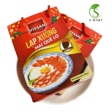 Combo 1kg Lạp Xưởng Mai Quế Lộ Vissan 2 Túi 500g – Quà Biếu Đậm Đà Vị Tết Giá 280.000 (Giảm 20%)
