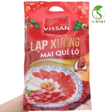 Combo 1kg Lạp Xưởng Mai Quế Lộ Vissan 2 Túi 500g – Quà Biếu Đậm Đà Vị Tết Giá 280.000 (Giảm 20%)