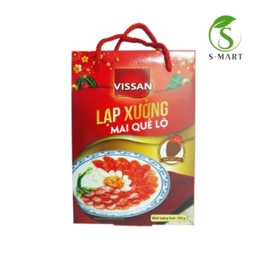 Combo 1kg Lạp Xưởng Mai Quế Lộ Vissan 2 Túi 500g – Quà Biếu Đậm Đà Vị Tết Giá 280.000 (Giảm 20%)