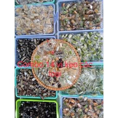 Combo 1kg Thập Cẩm 15 Loại Kẹo Đặc Sản Bến Tre Mix Vị - Giảm Giá 160.000đ 2 Combo 1kg Thập Cẩm 15 Loại Kẹo Đặc Sản Bến Tre Mix Vị - Giảm Giá 160.000đ 2