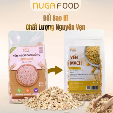 Combo 1kg Yến Mạch Cán Mỏng NUGAFOOD Nhập Khẩu Úc Giảm Cân Ăn Kiêng Ưu Đãi 115.750 VND