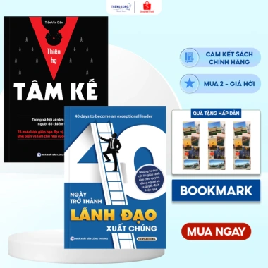 Combo 2 40 Ngày Trở Thành Lãnh Đạo Xuất Chúng - Thuật Nhìn Người, Thiên Hạ Tâm Kế - 375.000 - Nhà Xuất Bản Công Thương