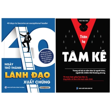 Combo 2 40 Ngày Trở Thành Lãnh Đạo Xuất Chúng - Thuật Nhìn Người, Thiên Hạ Tâm Kế - 375.000 - Nhà Xuất Bản Công Thương