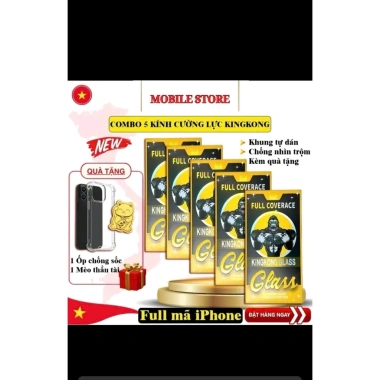 Combo 2-5 Kính Cường Lực Kính Kong Chống Nhìn Chộm - Bảo Vệ Mắt, Giá 29.179 VNĐ