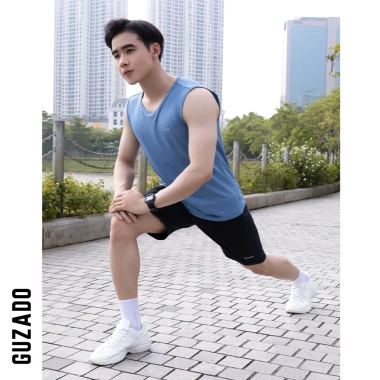 Combo 2 Áo Ba Lỗ Nam COOLMAX GUZADO Dáng Thể Thao Khỏe Khoắn Giá Ưu Đãi 218k