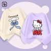 Combo 2 áo dài tay bé gái Cinnamoroll Kitty - áo thu đông cổ tròn thun cotton 1-10 tuổi BabyloveGO giá 156.000₫ 2