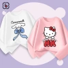Combo 2 áo dài tay bé gái Cinnamoroll Kitty - áo thu đông cổ tròn thun cotton 1-10 tuổi BabyloveGO giá 156.000₫ 4