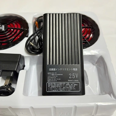Combo 2 Áo Điều Hoà Nhật Bản + Phụ Kiện, Pin 98.000mAh, Quạt 24V Không Chổi Than, Chạy 15-18h Giá 289.000 VND