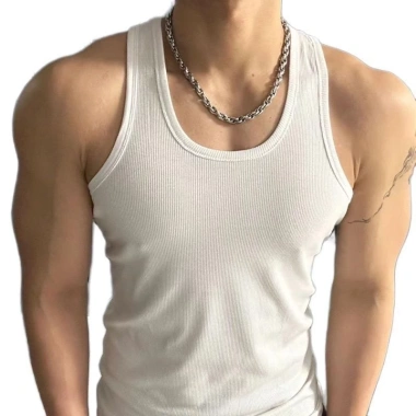 Combo 2 Áo Thun Gân Tank Top Cotton Nam – Thoáng Mát, Thấm Hút Mồ Hôi, 74.800₫