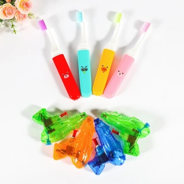 Combo 2 Bàn chải đánh răng du lịch gấp gọn lông mềm cho trẻ em Minh House 36k 3