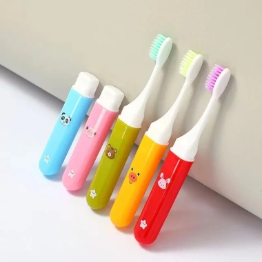 Combo 2 Bàn chải đánh răng du lịch gấp gọn lông mềm cho trẻ em Minh House 36k 8