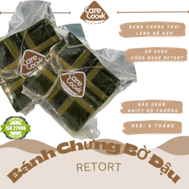 Combo 2 Bánh Chưng Bờ Đậu Retort CareCook Việt Nam 900g - Giá ưu đãi 219.000 VND 2
