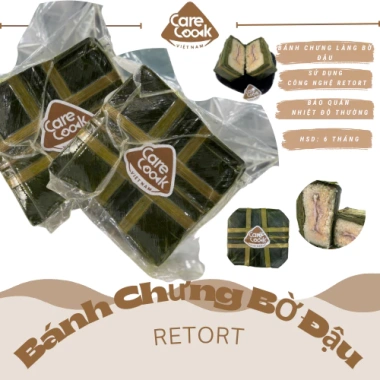 Combo 2 Bánh Chưng Bờ Đậu Retort CareCook Việt Nam 900g - Giá ưu đãi 219.000 VND 3