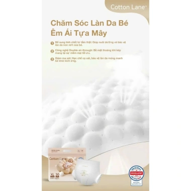 Combo 2 Bịch Bỉm Cotton Lane Nova Luna MC900 Siêu Mềm, Thấm Hút, Mỏng - Giá 498k 5