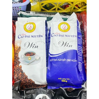 Combo 2 Bịch Cà Phê Cao Đại Nguyên WIN 0,5kg Giá 139.000 VND HSD 30/6/2.026
