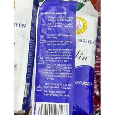 Combo 2 Bịch Cà Phê Cao Đại Nguyên WIN 0,5kg Giá 139.000 VND HSD 30/6/2.026