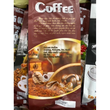 Combo 2 bịch cà phê Hoàng Quân 0,5kg - Giảm giá 103.000đ, hương thơm đậm, vị đậm