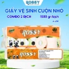 Combo 2 bìch giấy vệ sinh Rossy Gấu Trúc 10 cuộn, có lõi, tặng 01 giấy rút - 78.000₫