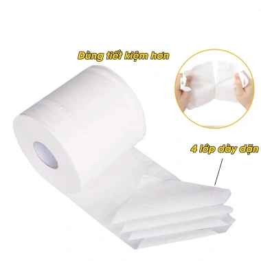 Combo 2 bìch giấy vệ sinh Rossy Gấu Trúc 10 cuộn, có lõi, tặng 01 giấy rút - 78.000₫ 7