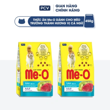 Combo 2 Bịch Thức Ăn Me-O Hạt Cá Ngừ 450gr - Tặng Nón BH HĐ299k, Giá 104.400 VND 9