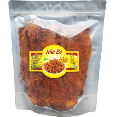 Combo 2 Bịch Zip Khô bò miếng mềm cay ngon 250g - TPS Giá ưu đãi 239.000đ 2