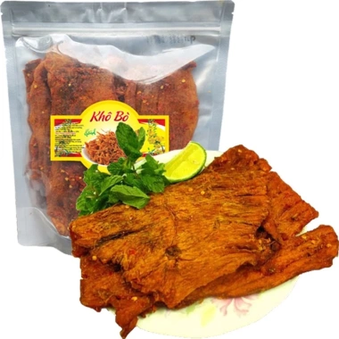 Combo 2 Bịch Zip Khô bò miếng mềm cay ngon 250g - TPS Giá ưu đãi 239.000đ 4