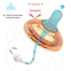 Combo 2 bình sữa cổ rộng Loluli thiết kế bụng bầu, báo nóng, nhựa PP cao cấp 180ml - Giá 450.000₫ 3