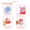 Combo 2 bình sữa cổ rộng Loluli thiết kế bụng bầu, báo nóng, nhựa PP cao cấp 180ml - Giá 450.000₫ 7