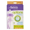 Combo 2 bình sữa Dr Browns Options cổ rộng 270ml nhựa PP màu tím - Giá chỉ 662.000đ 2